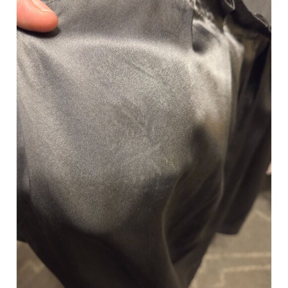 J.Jill 100% Silk Pleated Ruffled Sleeveless Blouse Top Grey/Silver Size 2X Plus - Picture 10 of 10